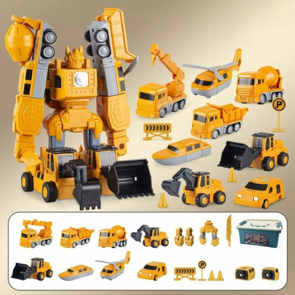 Inteligentne Klocki Magnetyczne BudowTruck XXL Do Budowania Pojazdów 35el