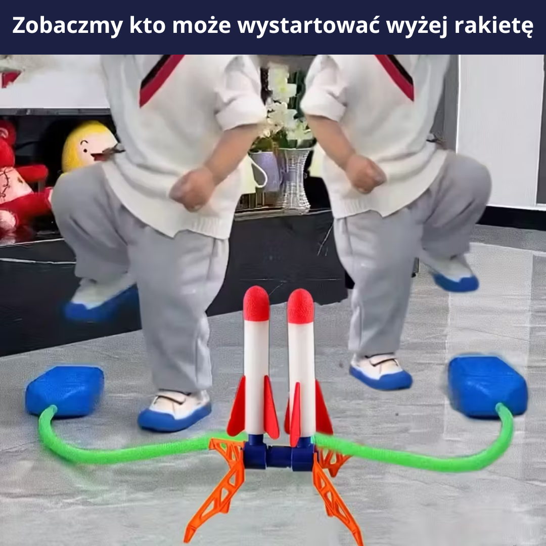 Zabawka Rakietowy Skok - połącz ruch, zabawę i naukę