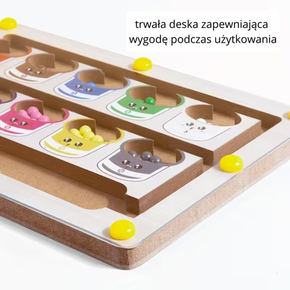 Zabawka Magnetyczny Labirynt - nauka klasyfikacji kolorów i liczenia