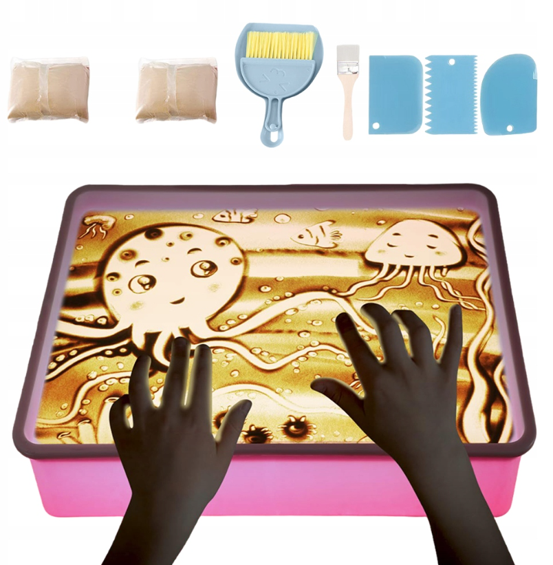 Zabawka Magiczny Piasek LED - godziny świetnej zabawy